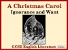 A Christmas Carol - Ignorance and Want Teaching Resources (slide 1/30)